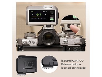 Godox iT30Pro F iFlash blesk pre Fujifilm strieborný