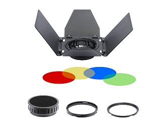 Godox BD-10 klapky s barevnými filtry a voštinou