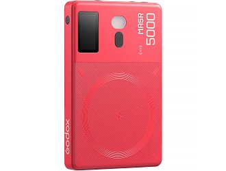 Godox MA5R RGB LED Powerbank světlo červená