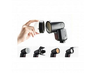 Godox V1N pro Nikon TTL HSS blesk s kruhovou hlavou