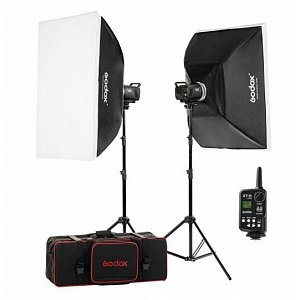 Sada studiových blesků Godox MS300-F 2x 300Ws s příslušenstvím