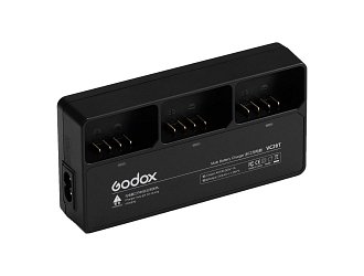 Nabíječka Godox VC26T pro 3 baterie Godox VB26 VB30