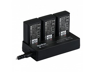 Nabíječka Godox VC26T pro 3 baterie Godox VB26 VB30