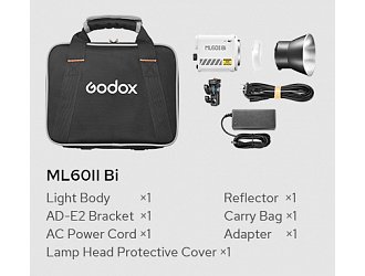 Godox ML60II Bi LED Bi-Color foto/video světlo 70W