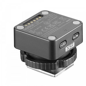 Vysílač Godox X5 F TTL Fujifilm a držák hot shoe pro iT32