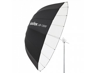 Godox UB-130W 130cm parabolický odrazný deštník bílý