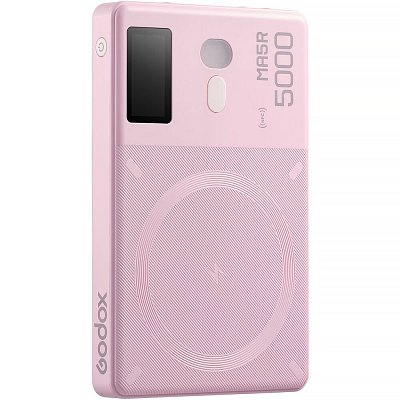 Godox MA5R RGB LED Powerbank světlo růžová