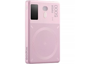Godox MA5R RGB LED Powerbank světlo růžová